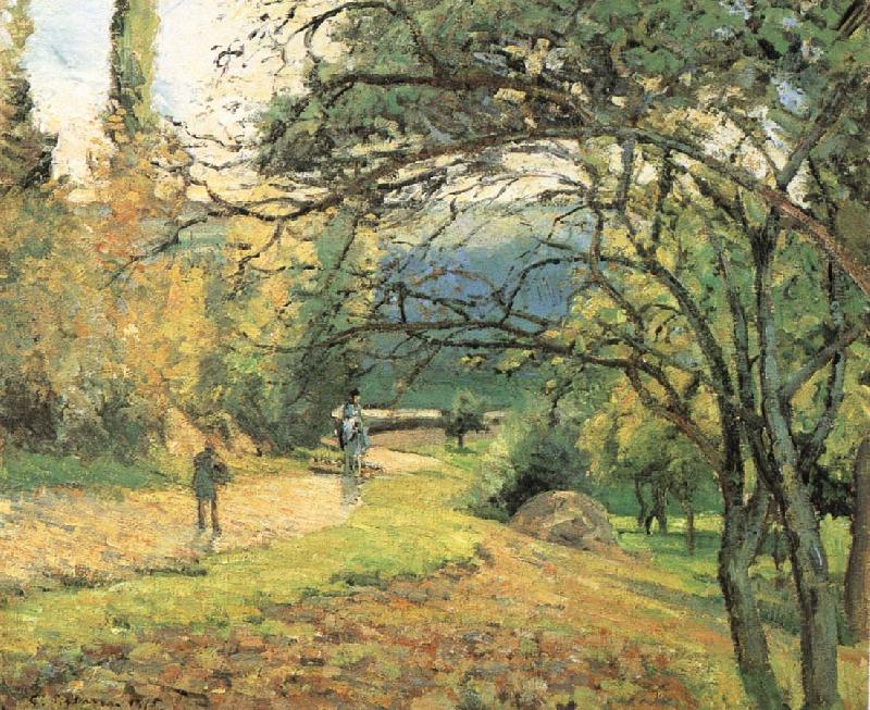 Camille Pissarro Pang plans scenery Schwarz Sweden oil painting art